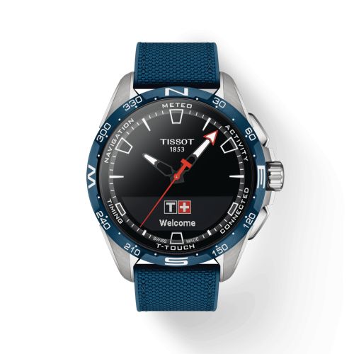 Tissot T-Touch Connect Solar Titanium - Blue Ceramic / Black / Fabric